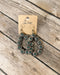 Western Concho Flower Gem Stone Earring - LECCE