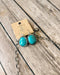 Western Concho Gemstone Lariat Y Necklace Set - LECCE