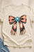 Western Coquette Bow T-shirt flat lay
