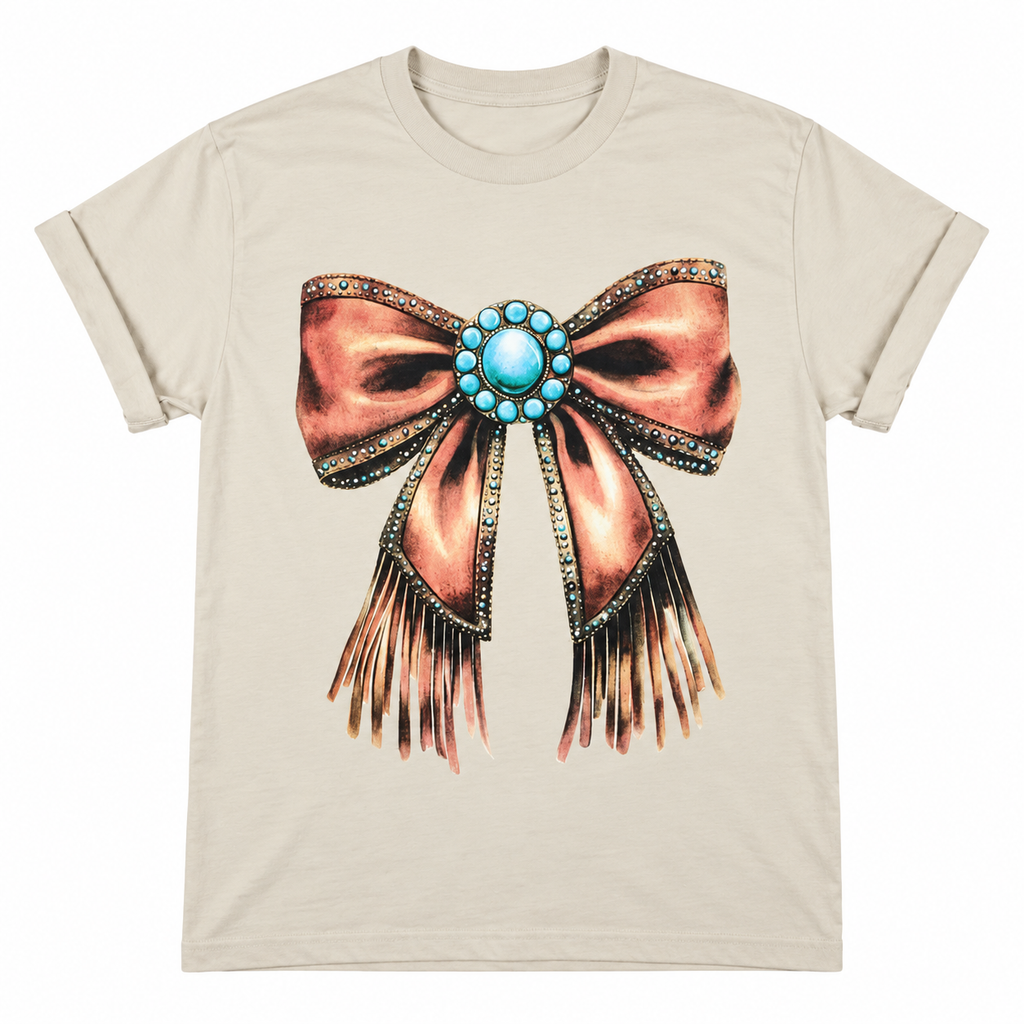 Western Coquette Bow Tee