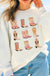 Western Cowgirl Boots Graphic Sweatshirt - LECCE