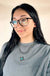 Western Gemstone Aztec Navajopearl Chain Necklace - LECCE