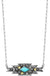 Western Gemstone Rhinestone Aztec Bar Necklace - LECCE