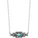 Western Gemstone Rhinestone Aztec Bar Necklace - LECCE