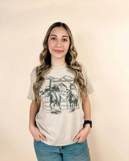 Western Horses T-shirt - LECCE