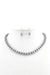 Western Metallic Navajo Pearl Chocker Necklace Set - LECCE