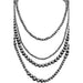 Western Multi Strand Navajo Pearl Beads Necklace - LECCE