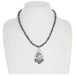 Western Navajo Pearl Equestrian Teardrop Necklace - LECCE