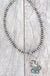 Western Navajo Pearl Equestrian Teardrop Necklace - LECCE