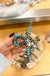 Western Navajo Pearl Gemstone Banana Hair Clip - LECCE