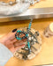 Western Navajo Pearl Gemstone Banana Hair Clip - LECCE