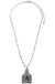 Western Paisley Gemstone Monogram Pendant Necklace - LECCE