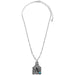 Western Paisley Gemstone Monogram Pendant Necklace - LECCE