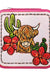 Western Theme Printed Squared Leather Jewelry Box - LECCE