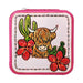Western Theme Printed Squared Leather Jewelry Box - LECCE
