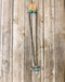 Western Thunderbird Gemstone Navajo Pearl Necklace & Earring Set - LECCE