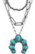 Western Tq Squash Blossom Navajo Pearl Necklace - LECCE