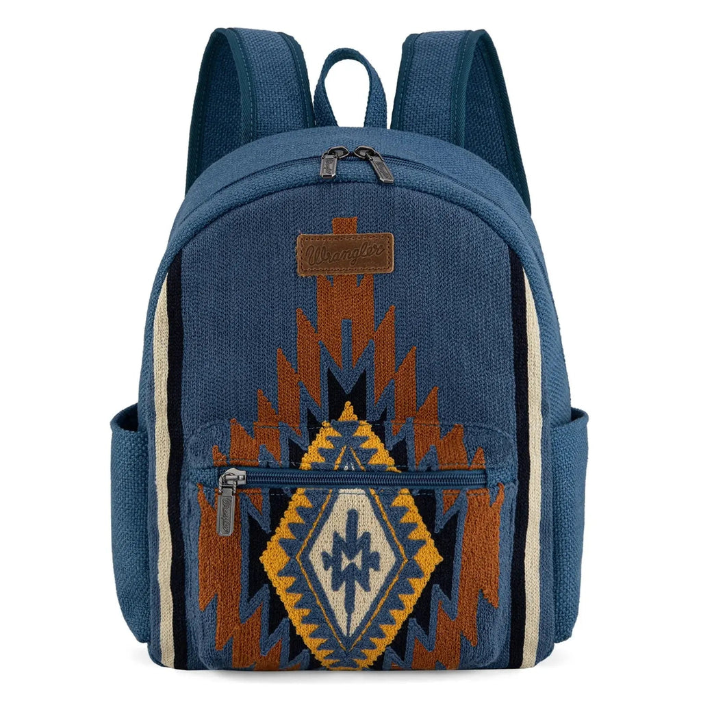 WG174-91152 Wrangler Southwestern Knitted Backpack - Jean