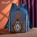 WG174 - 91152 Wrangler Southwestern Knitted Backpack - Jean - LECCE
