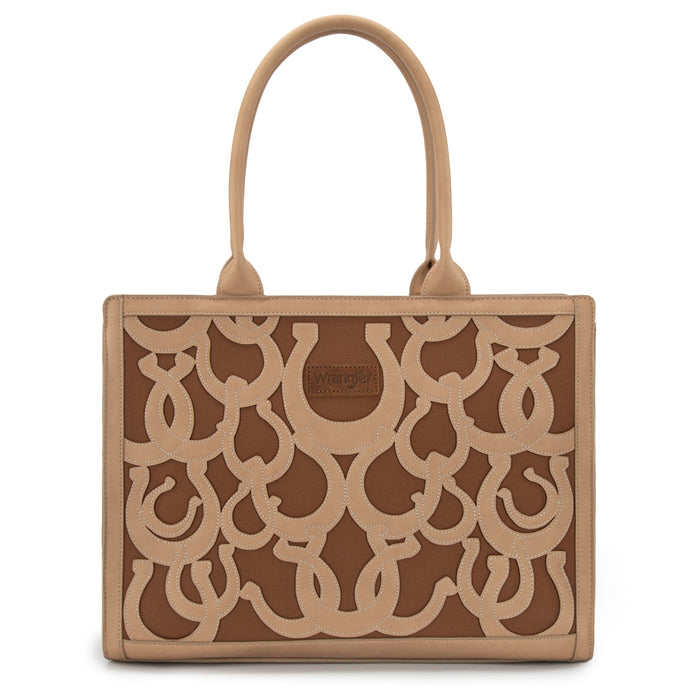 Wrangler Horseshoe Tote - Khaki