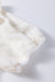 White Textured Knit Bubble Sleeve Peplum Top - LECCE