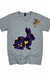 Wild About Easter Bunny T-shirt centered smaller on pure white background