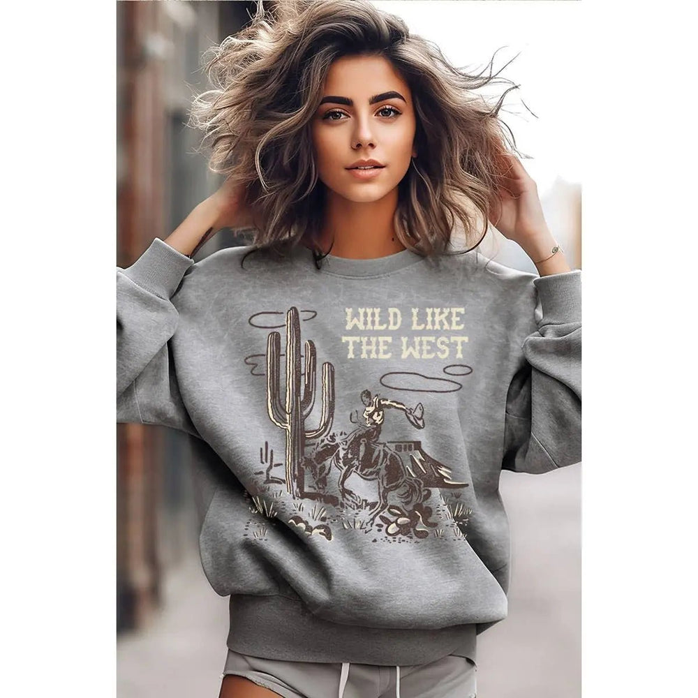 Wild Like The West Mineral Graphics Sweatshirt - LECCE