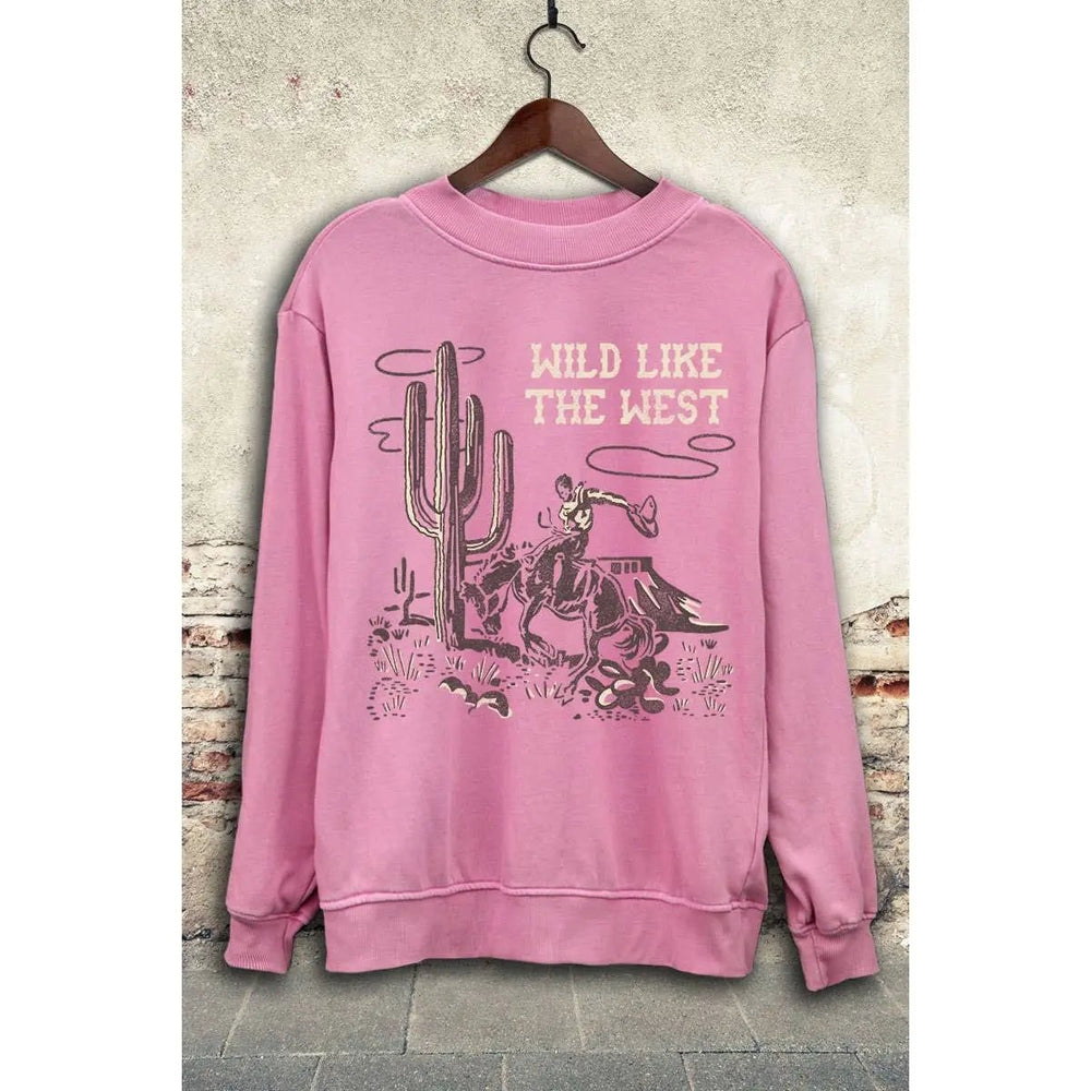 Wild Like The West Mineral Graphics Sweatshirt - LECCE