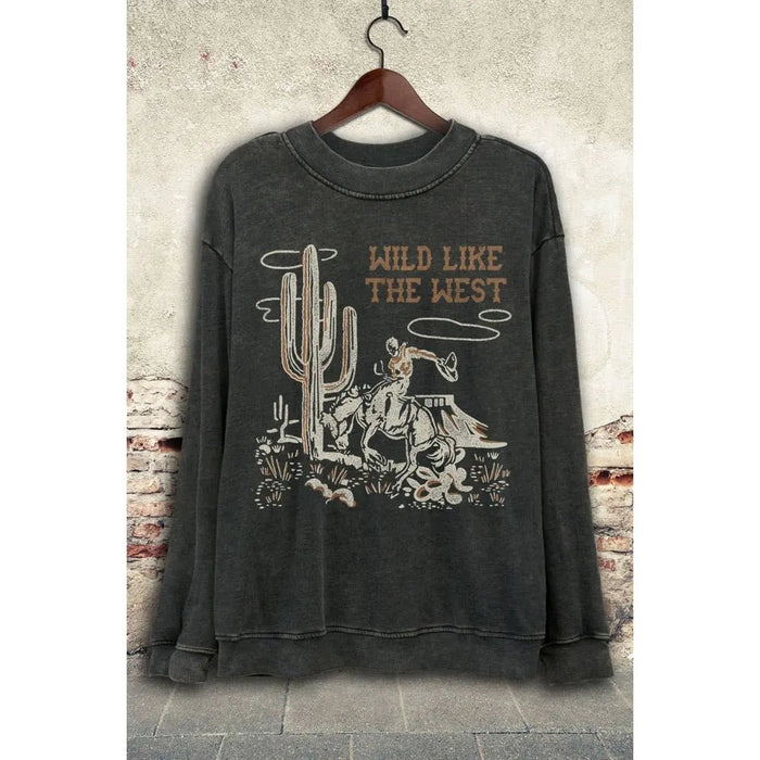 Wild Like The West Mineral Graphics Sweatshirt - LECCE