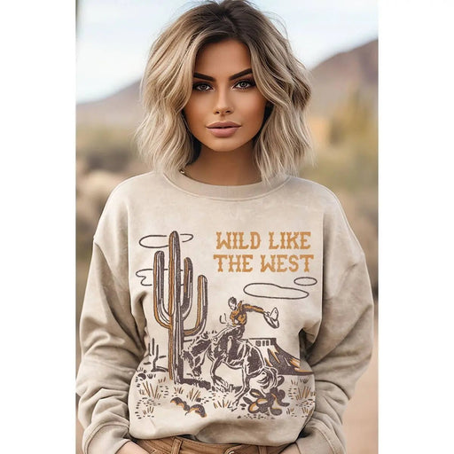 Wild Like The West Mineral Graphics Sweatshirt - LECCE