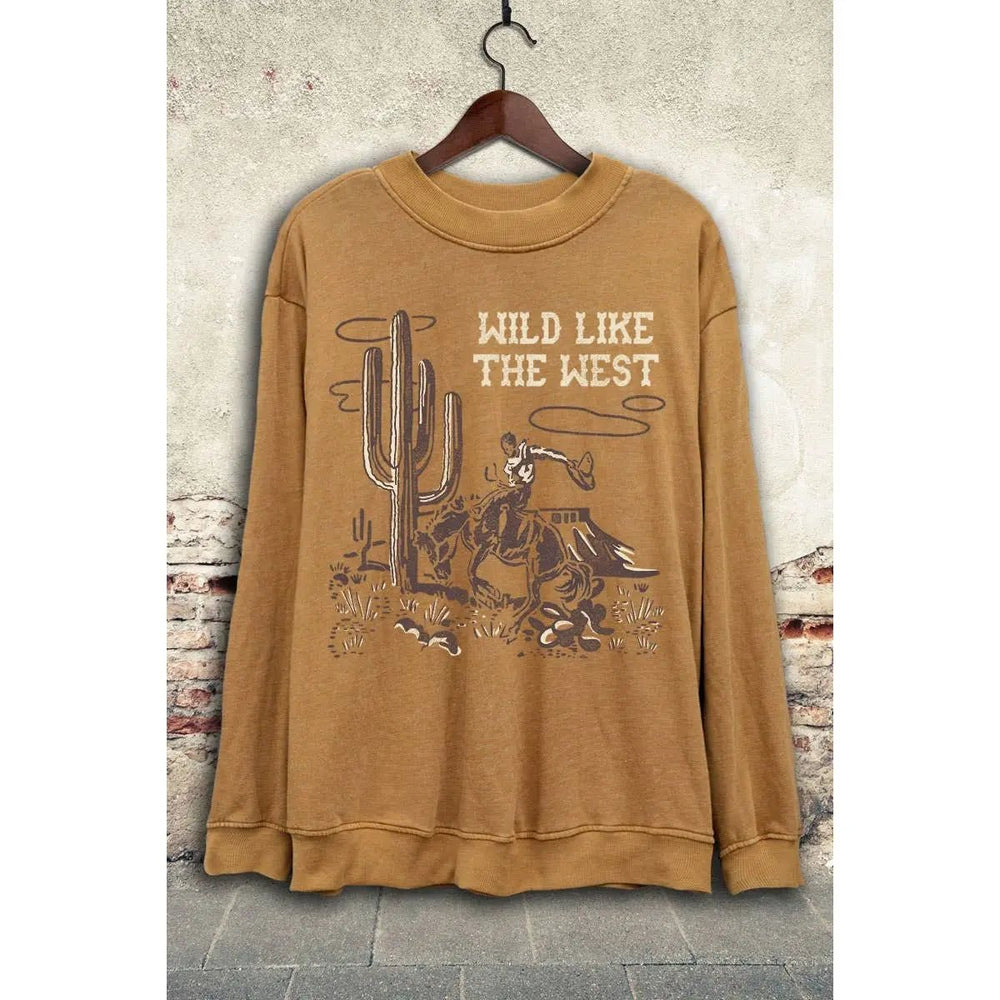 Wild Like The West Mineral Graphics Sweatshirt - LECCE