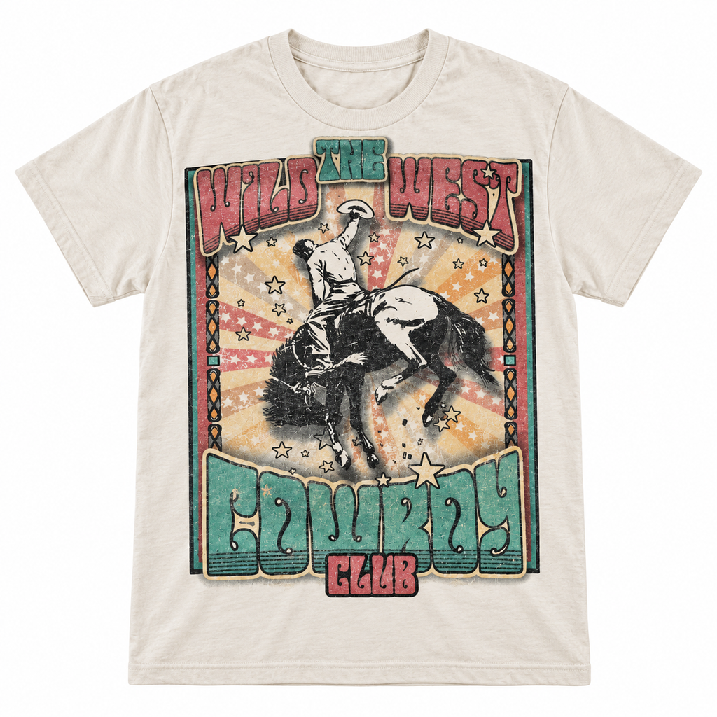 Wild West Cowboy Club T-Shirt