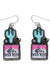 Wild West Cowboy Turquoise Enamel Coated Earrings - LECCE