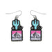 Wild West Cowboy Turquoise Enamel Coated Earrings - LECCE