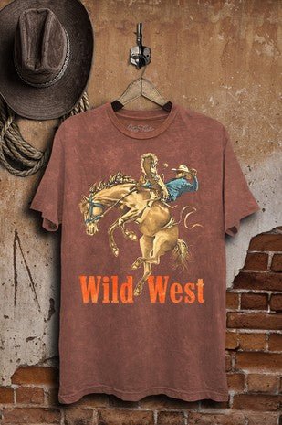 Wild West Cowboys Graphic Top - LECCE