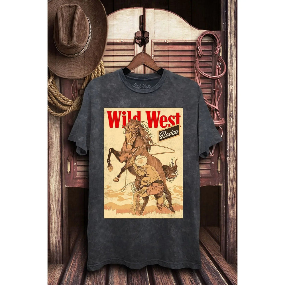 Wild West Rodeo Graphic Top - LECCE