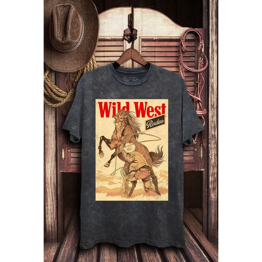 Wild West Rodeo Graphic Top - LECCE