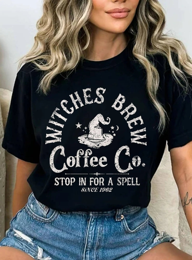 WITCHES BREW COFFEE CO. GRAPHIC T - SHIRT - LECCE
