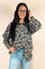 Women's Aztec Pattern Collared Jacket - Southwestern Button - Down Casual Coat - LECCE