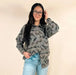 Women's Aztec Pattern Collared Jacket - Southwestern Button - Down Casual Coat - LECCE