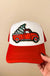 Women's Christmas Trucker Hat - Mesh Snapback - LECCE