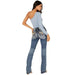Women's Miss me jeans boot cut eagle - LECCE