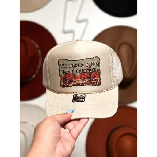 World Needs More Cowboys Trucker - LECCE