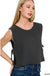 Woven Airflow Side Sleeveless Top - LECCE