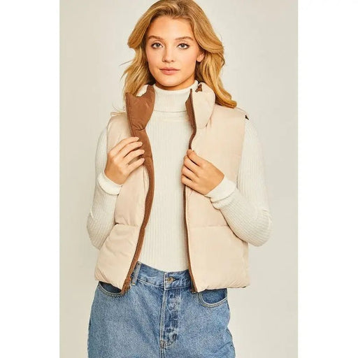 Woven Solid Reversible Vest - LECCE