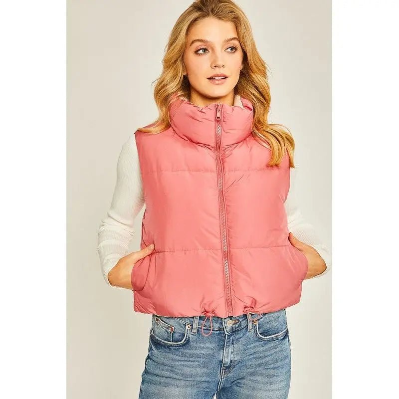 Woven Solid Reversible Vest - LECCE