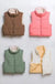 Woven Solid Reversible Vest - LECCE