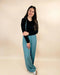 Woven Tie Back Suspender Jumpsuit With Pockets - LECCE