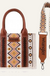 Montana West Wrangler Aztec Tote on soft white background