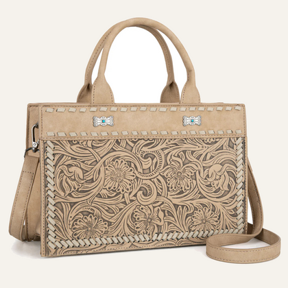 Montana West Tooled Collection Tote/Crossbody